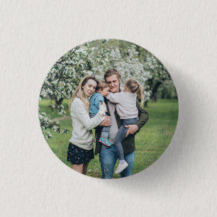 Bóton Redondo 2.54cm Melhor Pai Personalizado de Fotografia Personaliza