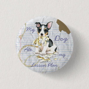 Bóton Redondo 2.54cm Meu Ursinho Roosevelt Terrier Ate Meu Plano De Liç