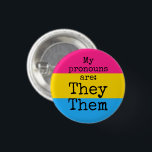 Bóton Redondo 2.54cm Meus pronomes são: Eles - bandeira pansexual<br><div class="desc">Meus pronomes são: Eles - bandeira pansexual</div>