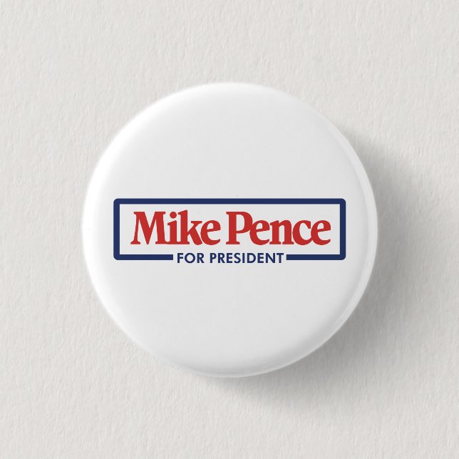 Bóton Redondo 2.54cm Mike Pence para o Presidente 2024 (Frente)