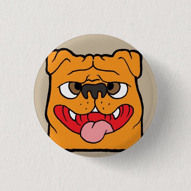 Bóton Redondo 2.54cm milo do botão (Frente)