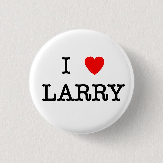 Bóton Redondo 2.54cm Mim botão de <3 Larry (Frente)