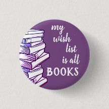 Minha Lista De Desejos É Todos Os Livros Botão Red