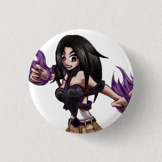 Bóton Redondo 2.54cm Mini botão da PÁ (branco)