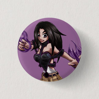 Bóton Redondo 2.54cm Mini botão da PÁ (rosa)