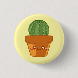 Bóton Redondo 2.54cm Mini Disposição Suculenta