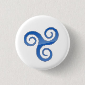 Bóton Redondo 2.54cm Mini Trisquel Pin