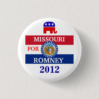 Bóton Redondo 2.54cm MISSOURI para Romney 2012