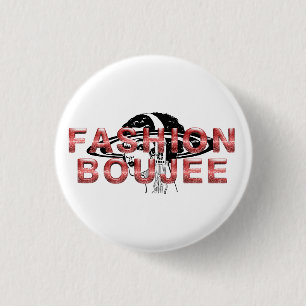 Bóton Redondo 2.54cm Moda TEE Boujee