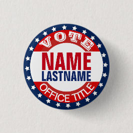 Bóton Redondo 2.54cm Modelo de campanha personalizado