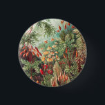 Bóton Redondo 2.54cm Mosses, Muscinae Laubmoose by Ernst Haeckel<br><div class="desc">Muscinae Laubmoose by Ernst Haeckel Vintage Plants Button</div>