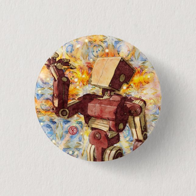 Bóton Redondo 2.54cm Mr. Myself (Frente)