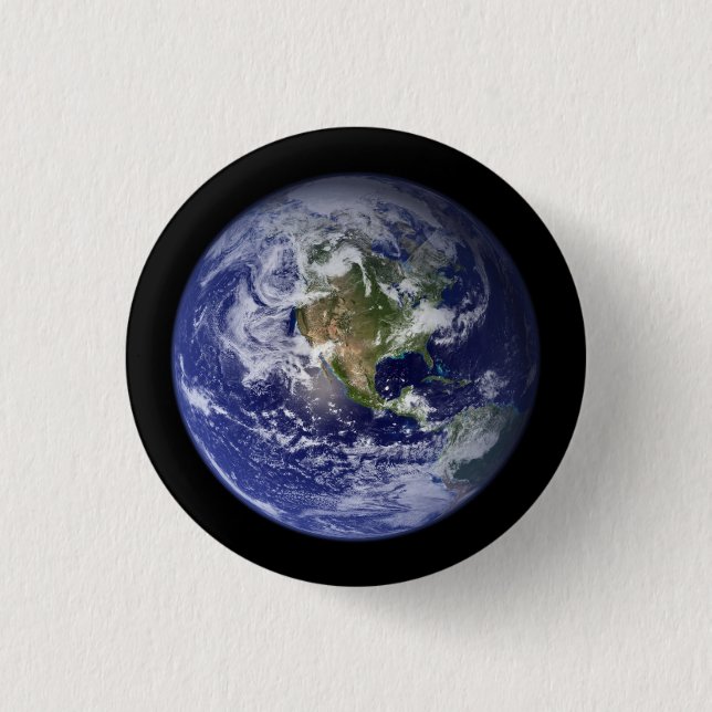 Bóton Redondo 2.54cm Mundo (Frente)