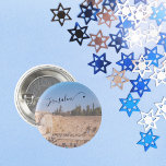 Bóton Redondo 2.54cm Muro Ocidental Jerusalém Israel<br><div class="desc">Botão Israel de Jerusalém Ocidental</div>