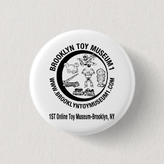 BÓTON REDONDO 2.54CM MUSEU 1 DO BRINQUEDO DE BROOKLYN