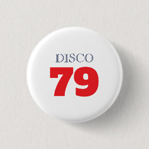 Bóton Redondo 2.54cm Música Entretenimento Disco 79 Pop Art Retro