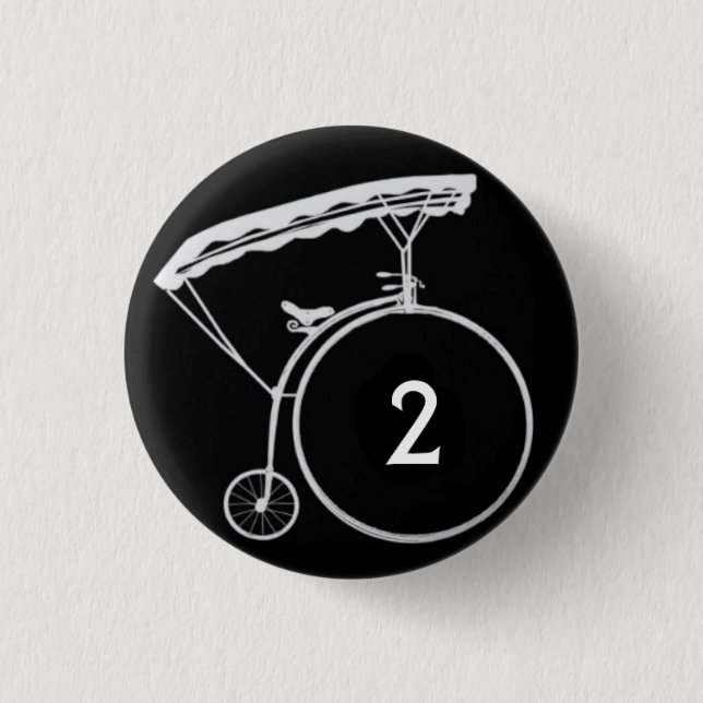 Bóton Redondo 2.54cm N.º 2 Crachá inverso (Frente)