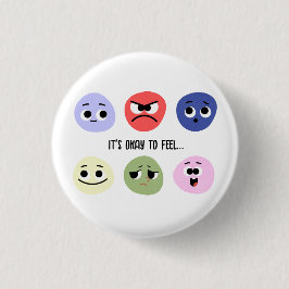 Bóton Redondo 2.54cm Não há problema em ter empção