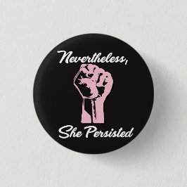 Bóton Redondo 2.54cm Não obstante persistiu protesto resiste o botão