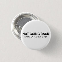 Não voltar kamala harris 2024 preto e branco