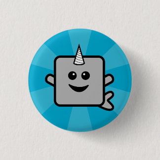 Bóton Redondo 2.54cm Narwhals é mágico