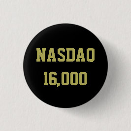 Bóton Redondo 2.54cm NASDAQ 16000 Celebração do mercado de ações