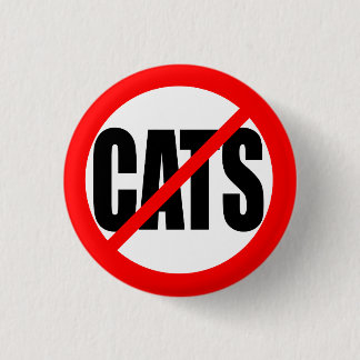 BÓTON REDONDO 2.54CM "NENHUM GATO "
