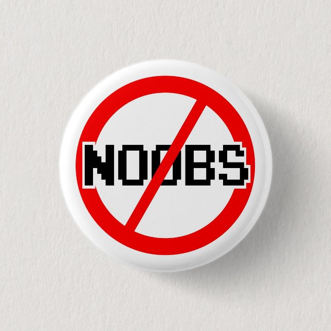 Bóton Redondo 2.54cm Nenhum NOOBS - (Frente)