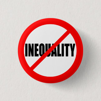 BÓTON REDONDO 2.54CM "NENHUMA DESIGUALDADE "