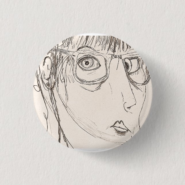 Bóton Redondo 2.54cm nenhuma fala da biblioteca (Frente)