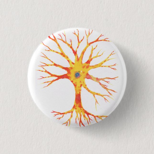 Bóton Redondo 2.54cm Neuron (Frente)