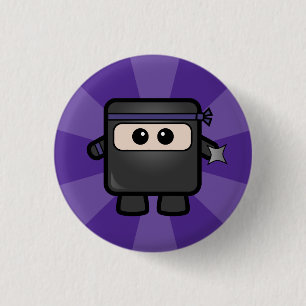 Bóton Redondo 2.54cm Ninjas contra piratas