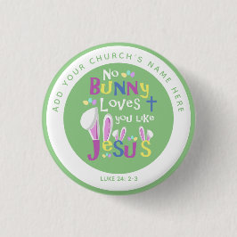 Bóton Redondo 2.54cm No Bunny But Jesus | Kids Easter