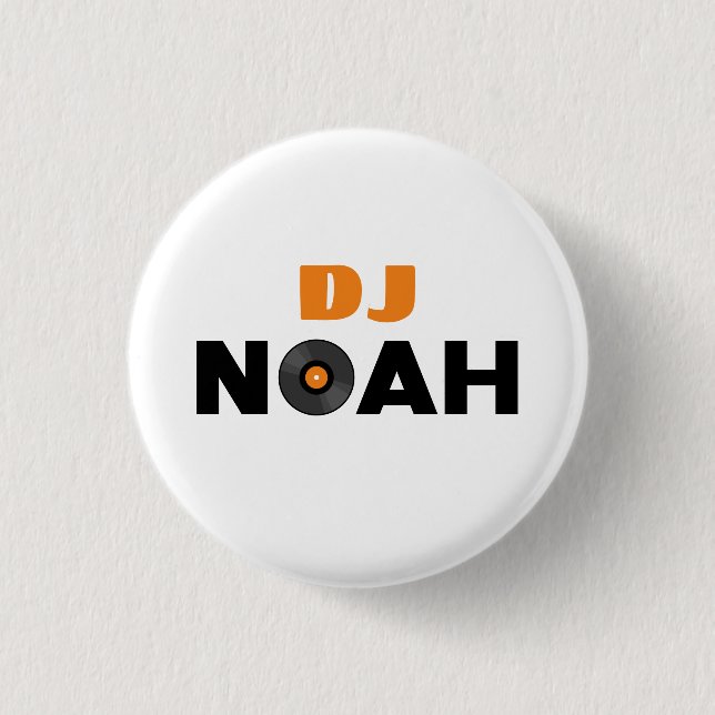 Bóton Redondo 2.54cm Noah DJ (Frente)