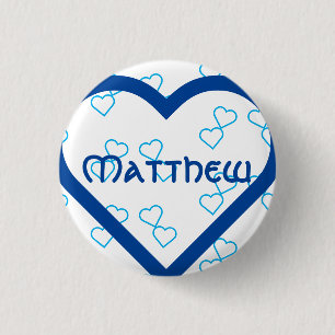 Bóton Redondo 2.54cm Nome de bebê personalizado crachá redondo de 3 cm