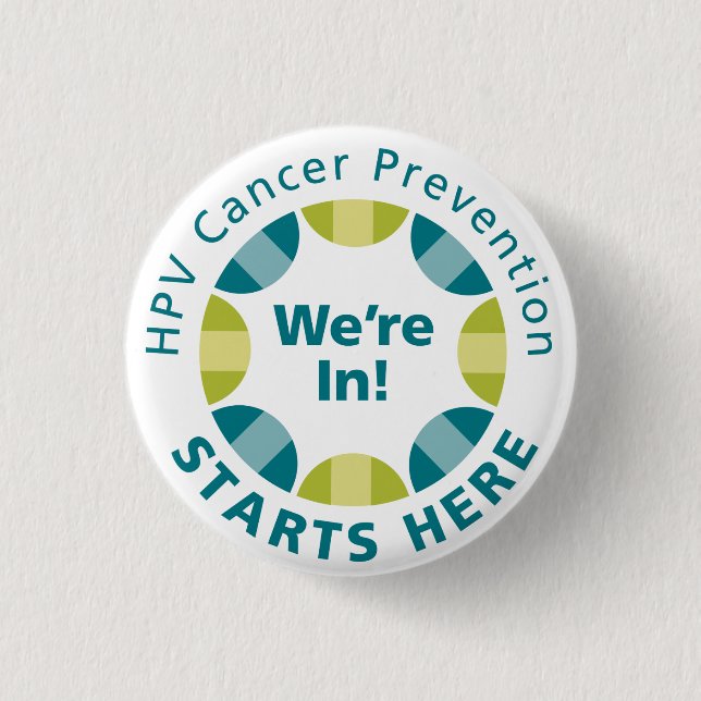 Bóton Redondo 2.54cm Nós estamos dentro! Botões (Frente)