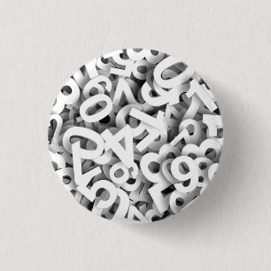 BÓTON REDONDO 2.54CM NÚMEROS 3