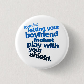 Bóton Redondo 2.54cm O amor é botões - pequenos