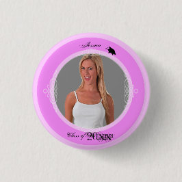 Bóton Redondo 2.54cm O botão da graduação adiciona o rosa da foto 3