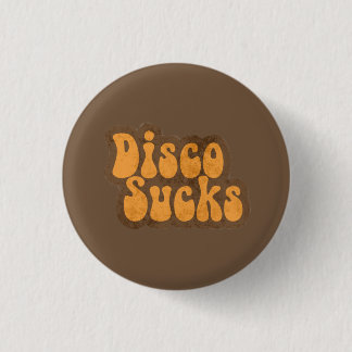 Bóton Redondo 2.54cm O disco retro do vintage suga o Pin afligido da