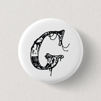 Bóton Redondo 2.54cm O fantasma em meu botão da máquina "G"