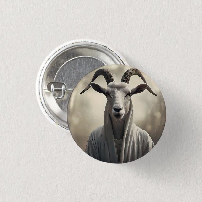 Bóton Redondo 2.54cm O Goat Shepard, (Frente & Verso)