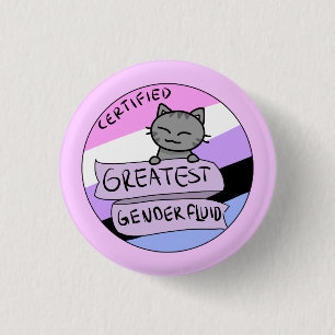 Bóton Redondo 2.54cm O grande Genderfluid