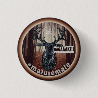 Bóton Redondo 2.54cm O Homem Maduro