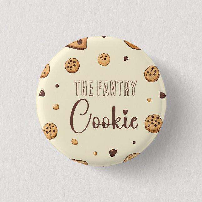 Bóton Redondo 2.54cm O Pantry Cookie (Frente)