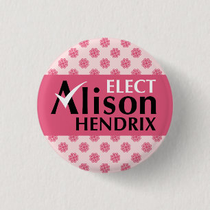 Bóton Redondo 2.54cm O preto órfão elege Alison Hendrix