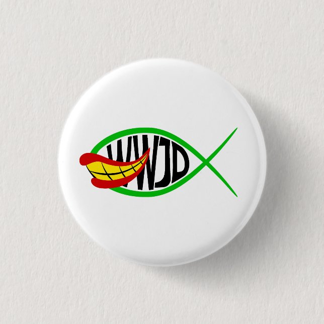 Bóton Redondo 2.54cm O Que O Joker Faria? (Frente)