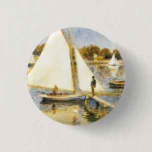 Bóton Redondo 2.54cm O Sena na Argentina Auguste Renoir