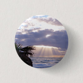 Bóton Redondo 2.54cm Oceano iluminado de manhã cedo