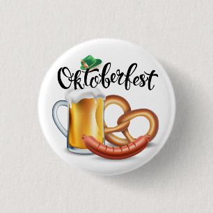 Bóton Redondo 2.54cm Octoberfest